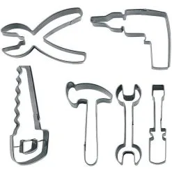 Uitsteekvormpjes Gereedschap 6-delig