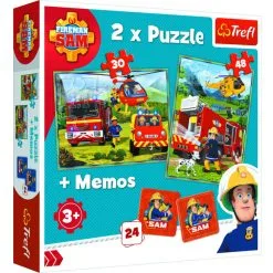 Puzzels En Memo Spel Brandweerman Sam