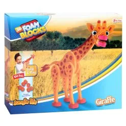 3D Constructiefoam Giraffe