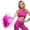 Cheerleader Pompon Luxe Roze Per Stuk