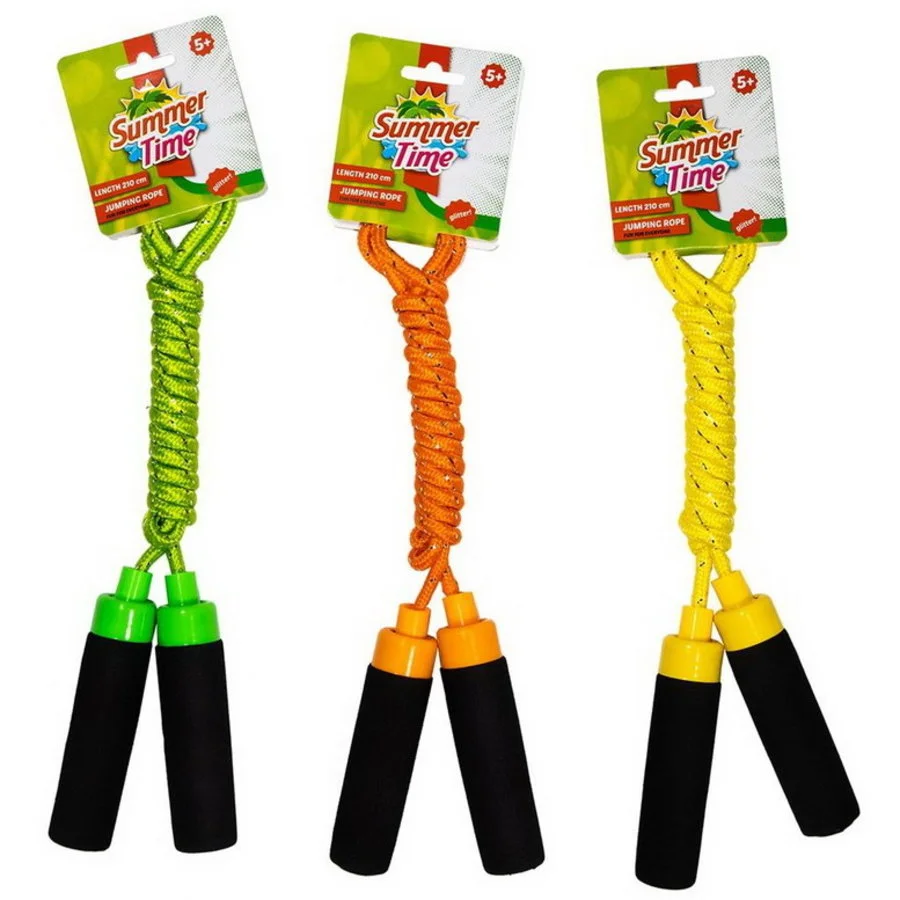 Springtouw Met Glitter Oranje - Afbeelding 2