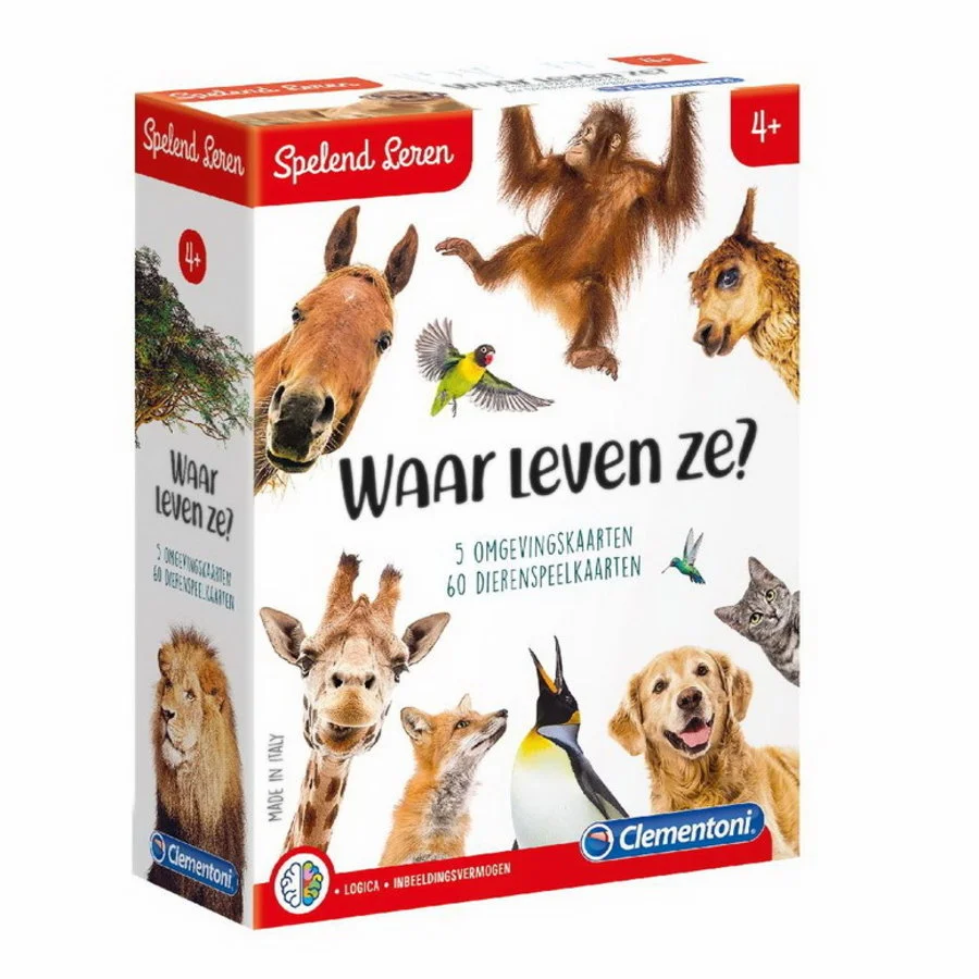 Leerspel Dieren Bingo
