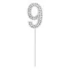Taart Topper BLING BLING Diamant Cijfer 9