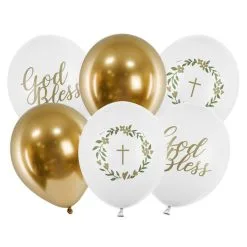 Ballonnen God Bless Set 6 Stuks