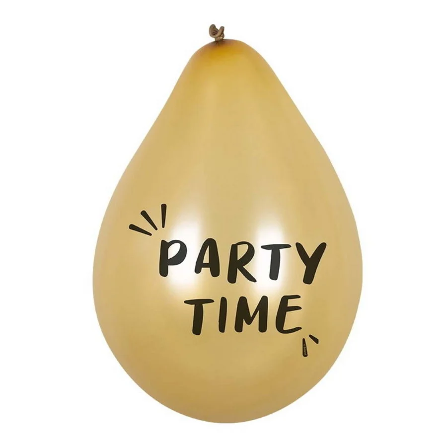 Ballonnen Party Time 6 Stuks - Afbeelding 2