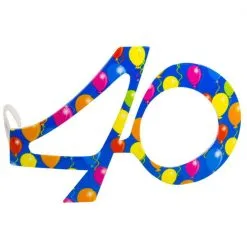 Funbril 40 Jaar Blauw