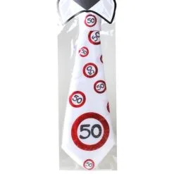 Stropdas 50 Jaar Verkeersbord