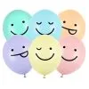 Ballonnen Pastel Met Grappige Gezichtjes 6 Stuks