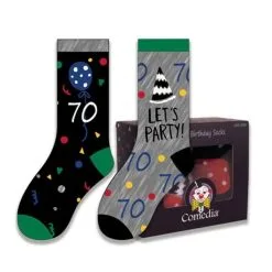 Sokken 70 Jaar Let's Party 2 Paar