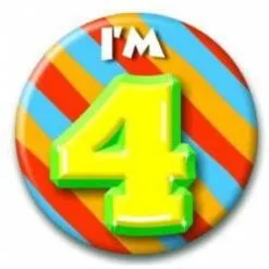 4 Jaar Button
