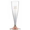 Party Proost Glas 30 Jaar Rosé Goud 6 Stuks