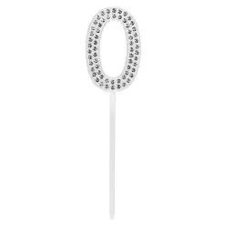 Taart Topper BLING BLING Diamant Cijfer 0